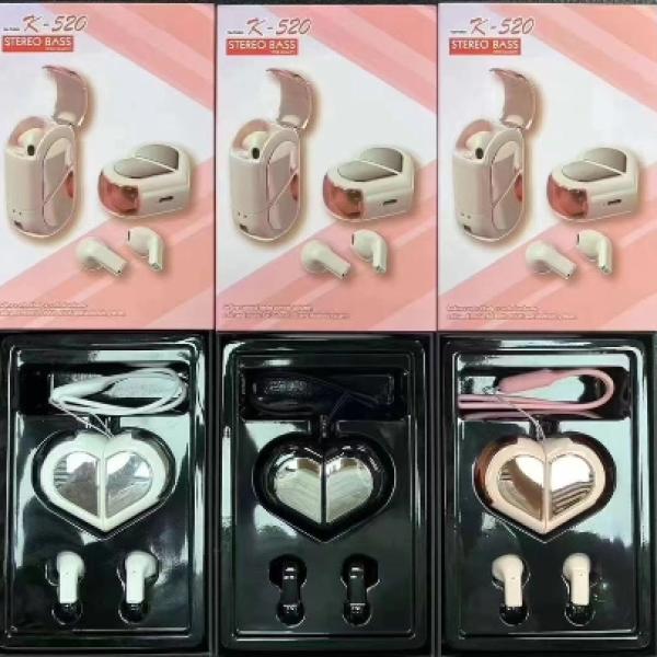K-520 love ear buds stereo bass